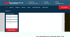 Desktop Screenshot of abpservostabilizer.com